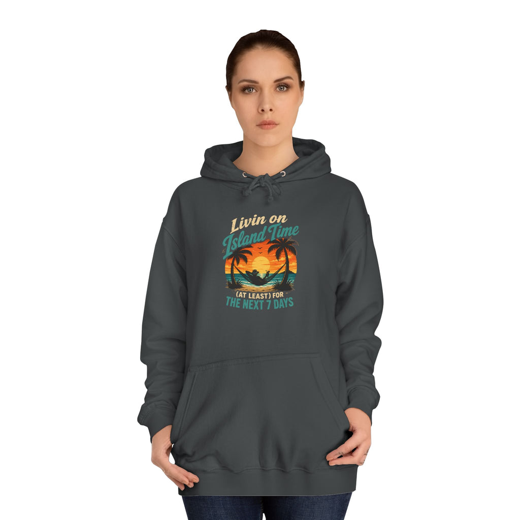 Island Time Hoodie – Tropical Sunset Palm Beach Pullover