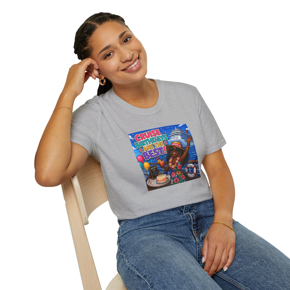 Cruise Birthdays Are The Best T-Shirt — Tropical Birthday Cruise Tee