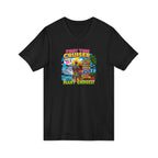 First Time Cruiser V-Neck Tee — Tropical Cruise Vacation Shirt