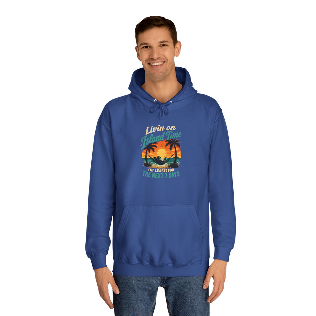 Island Time Hoodie – Tropical Sunset Palm Beach Pullover