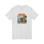 First Time Cruiser V-Neck Tee — Tropical Cruise Vacation Shirt